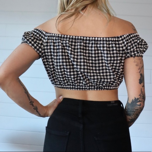 Wilfred plaid crop top - Picture 2 of 3
